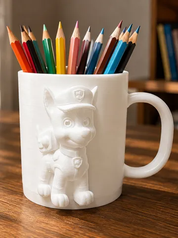 Organizador: Chase – PAW Patrol Pencil Holder & Desk Organizer — vista de referencia 2