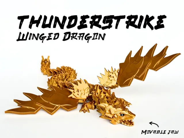 Thunderstrike - Winged Articulated Dragon