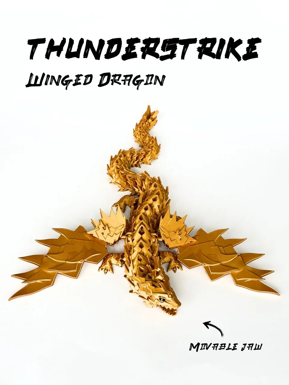 Thunderstrike - Winged Articulated Dragon view 2