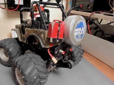 Tamiya wild willie battery door