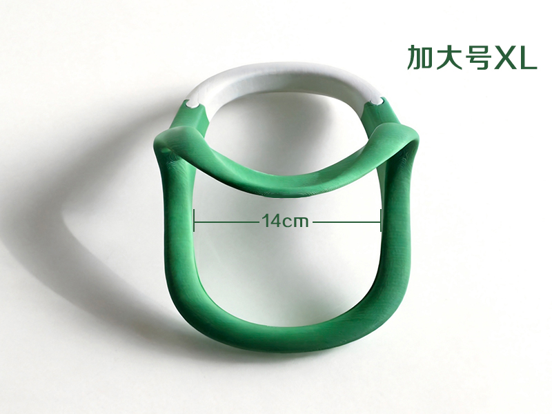 Miniatura 4 do modelo 3D 流线型颈托 颈椎牵引器 脖子支撑 透气