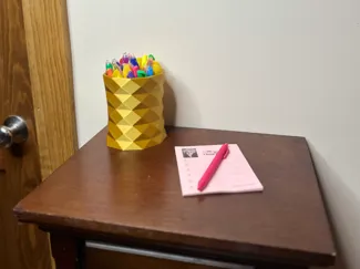 Midnight Facet – Geometric Planter or Pen Holder