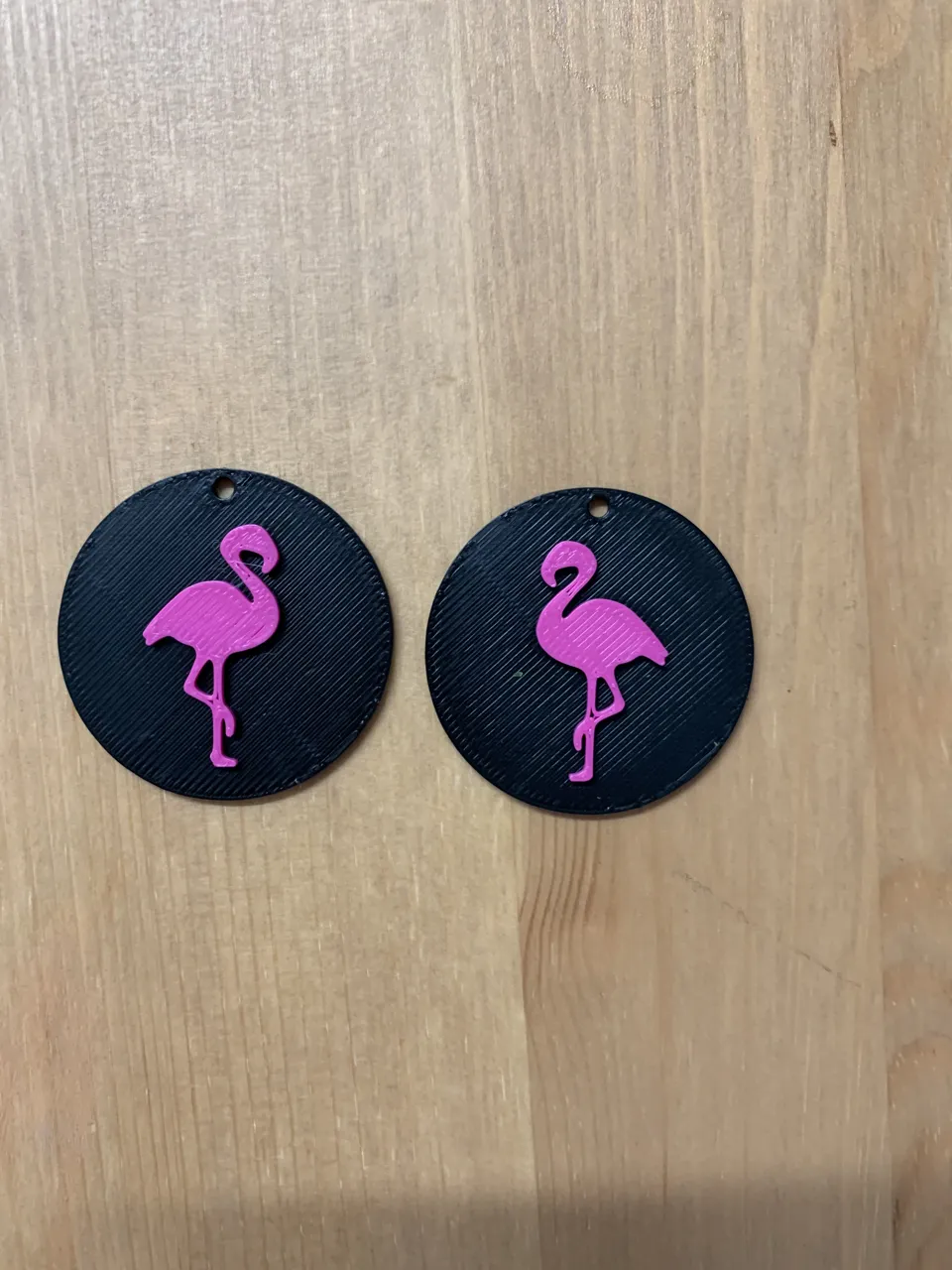 Flamingo Earrings view 2