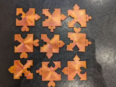 9 piece no edge puzzle - Impuzzable 