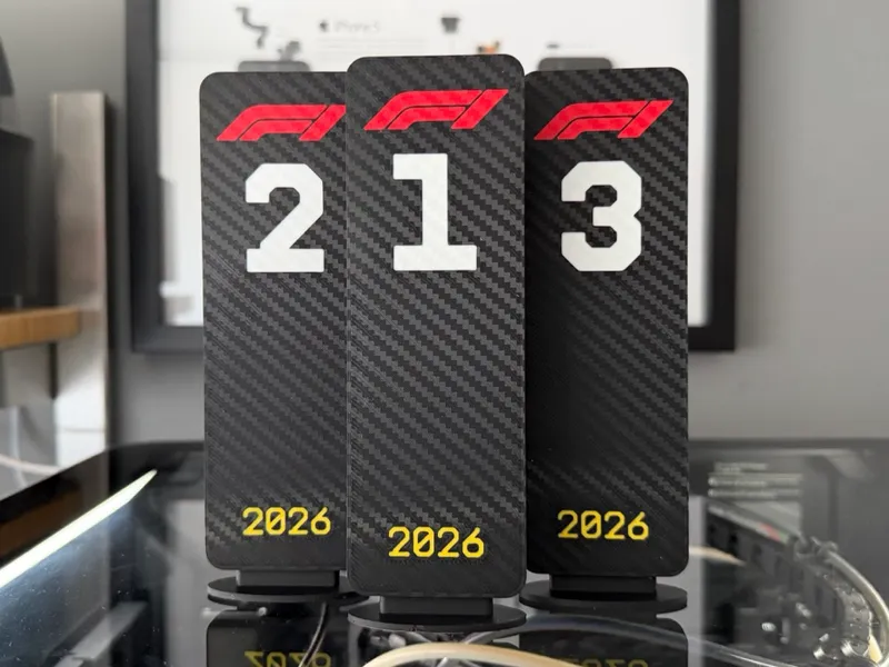 F1 Parc Fermé Boards 2026