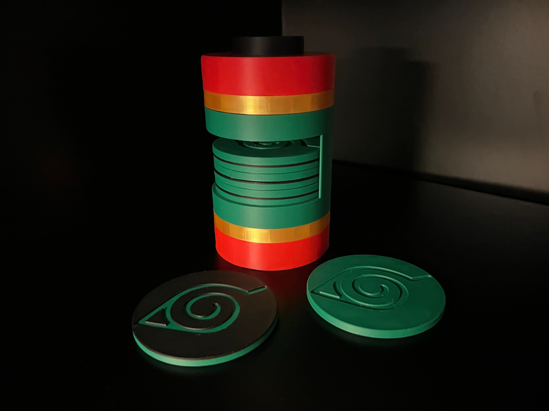 Naruto Ninja Scroll Coaster Set  - AMS & NO AMS