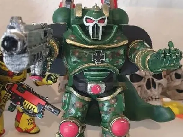 Angry Middlefinger Space Soldier