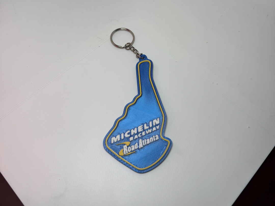 Michelin Raceway Road Atlanta Keychain 3D model