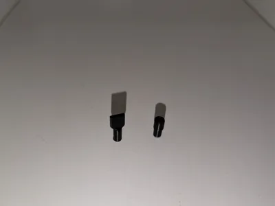 Simple Closet Dowel Pegs - Paddle and Cylindrical