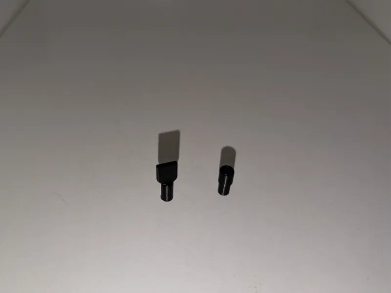 Simple Closet Dowel Pegs - Paddle and Cylindrical