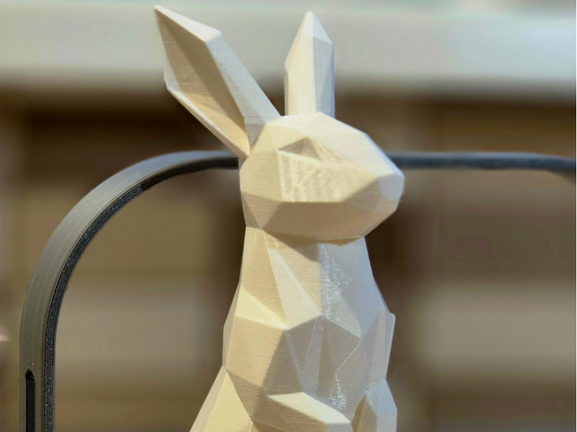 Low Poly Easter Bunny Minimalist Spring Decoration