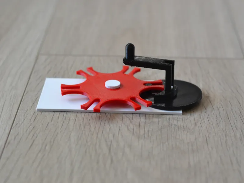 Geneva Drive mechanism with crank