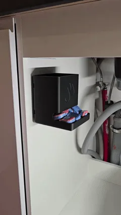 Dishwasher Tablet Box | With Smart Slide Mount view 2