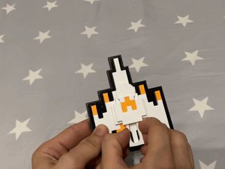Galaga ship Disc Launcher