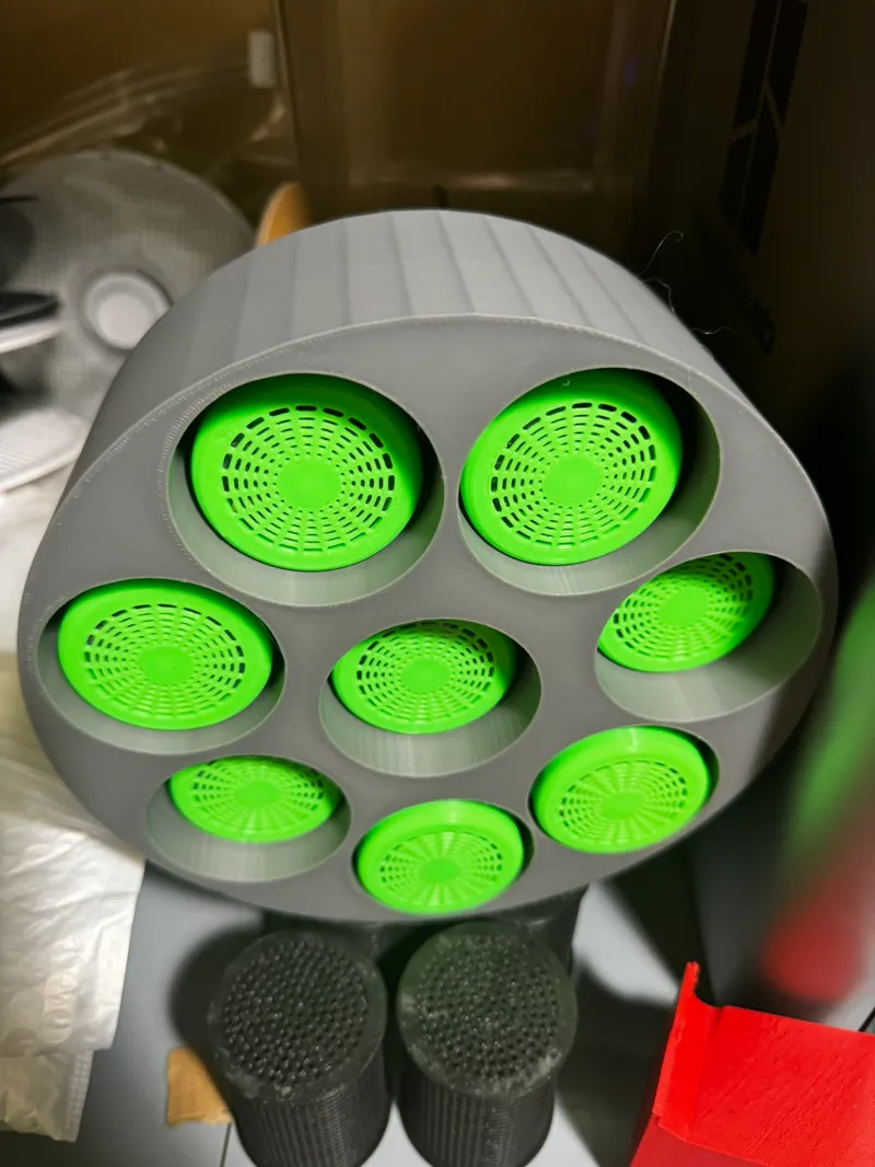 Spool Rack for Desiccant Containers