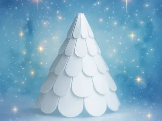 3D Christmas tree – 39 pieces, no glue.