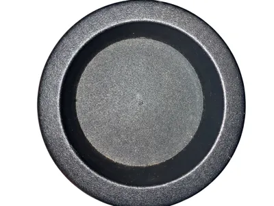 Recessed object holder for table