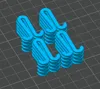 Mini Offset Bag Clip x 4
