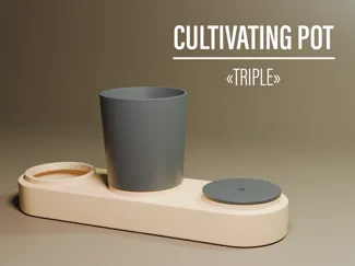 Triple Cultivating Planter (self-watering)