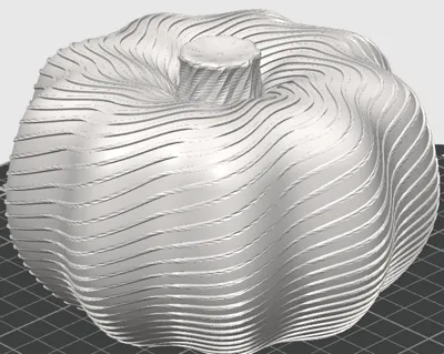 Funky Spiral Pumpkin