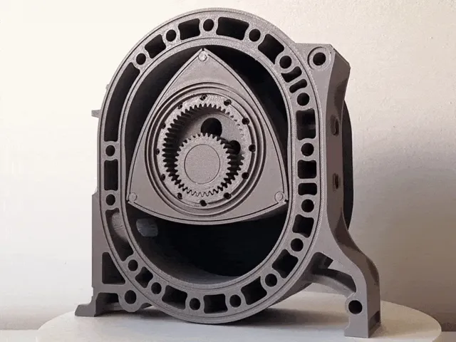 Wankel engine - motorized