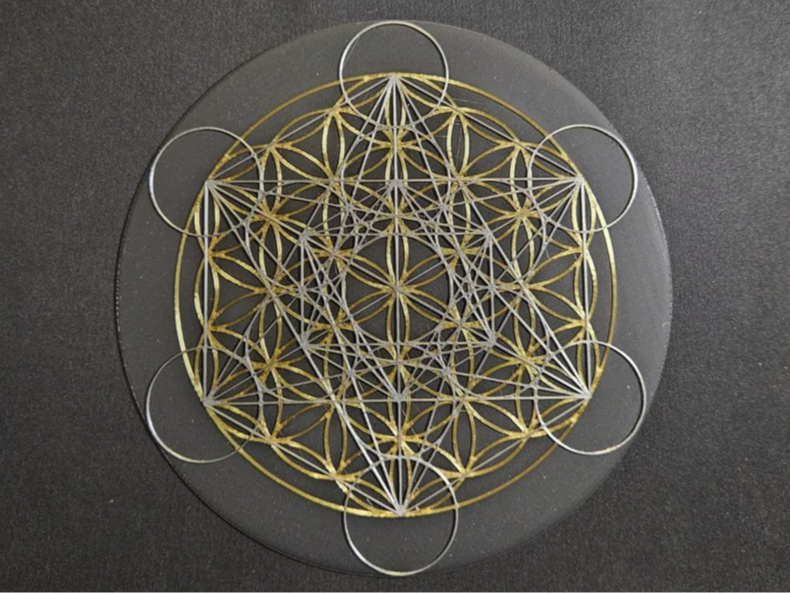 Flower of Life & Metatron’s Cube Medallion