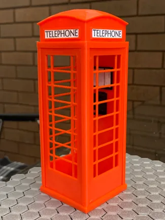 British phone box