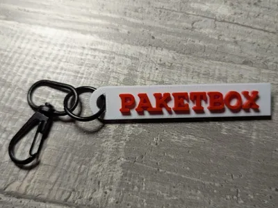 Parcel Box Keyring