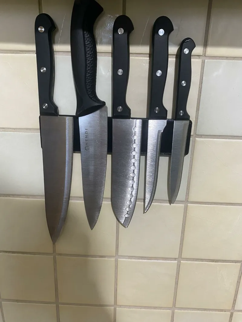 Magnetic knife holder