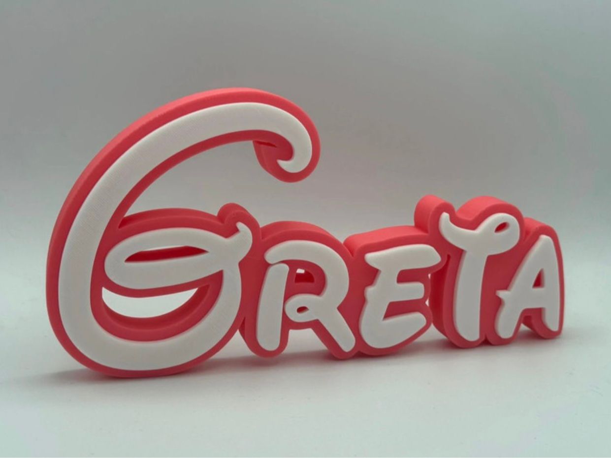 Greta Disney Name Sign Decorate Room child Birth