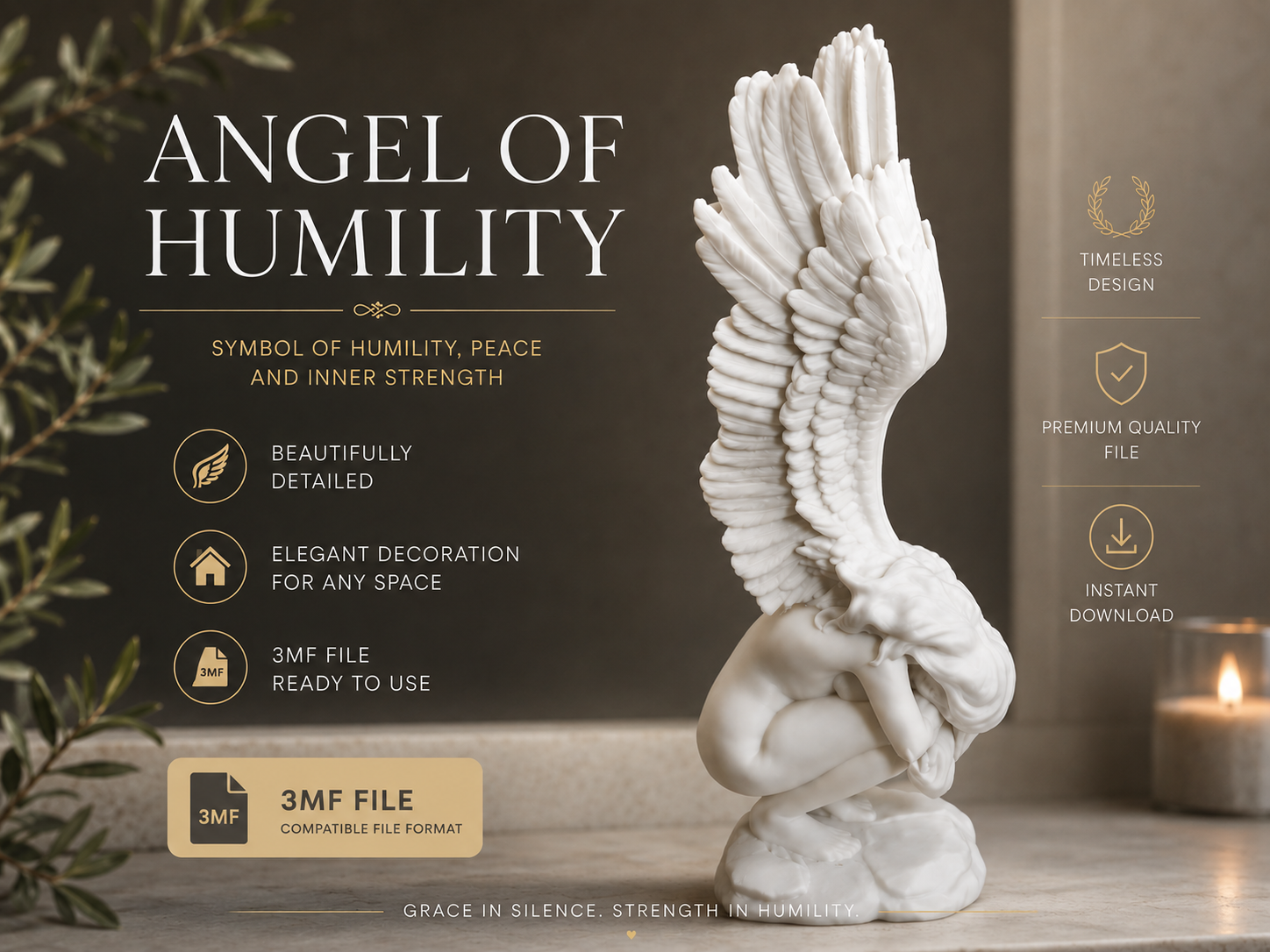 Angel of Humility Statue