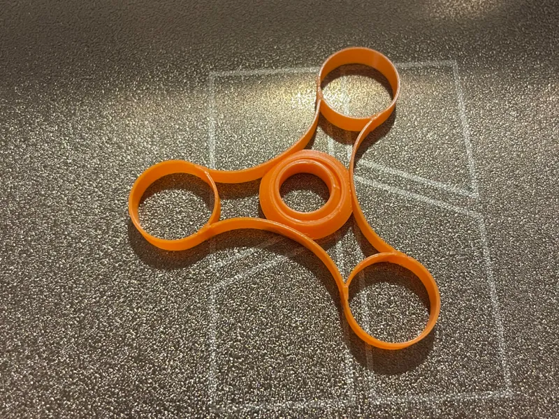 mini fidget spinnener print in place