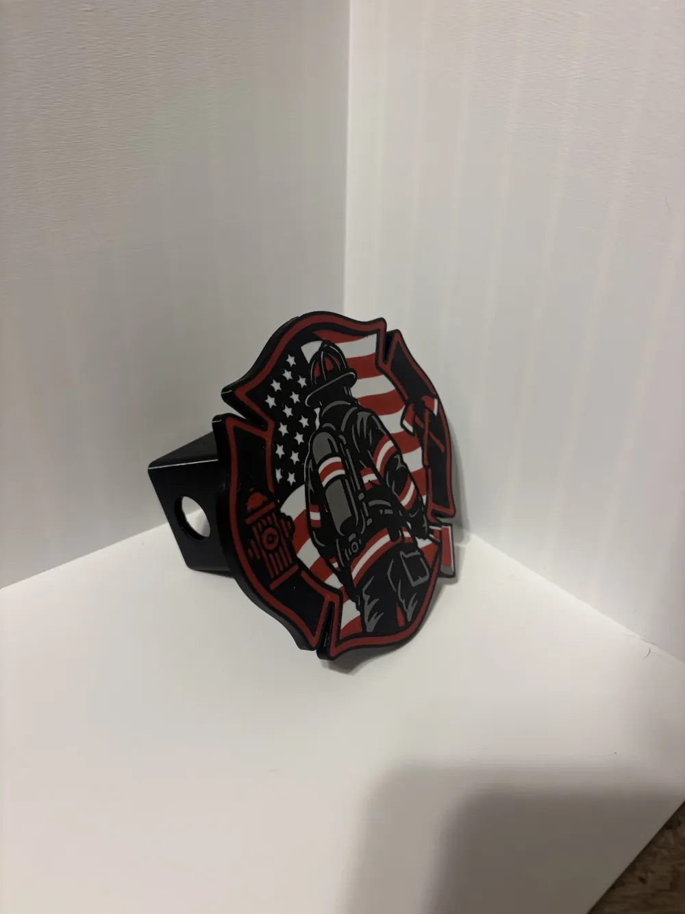 fire fighter hitch cover - Free 3D Print Model - MakerWorld