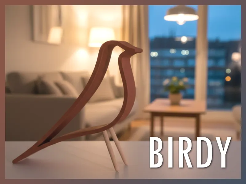 Birdy Nr. 6 - minimalistic scandinavian decoration