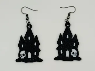 Haunted House Earrings