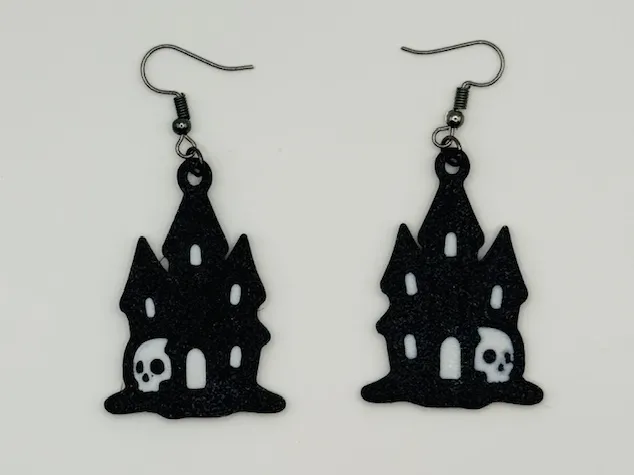 Haunted House Earrings