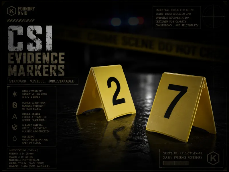 Dummy 13 CSI - Evidence Markers