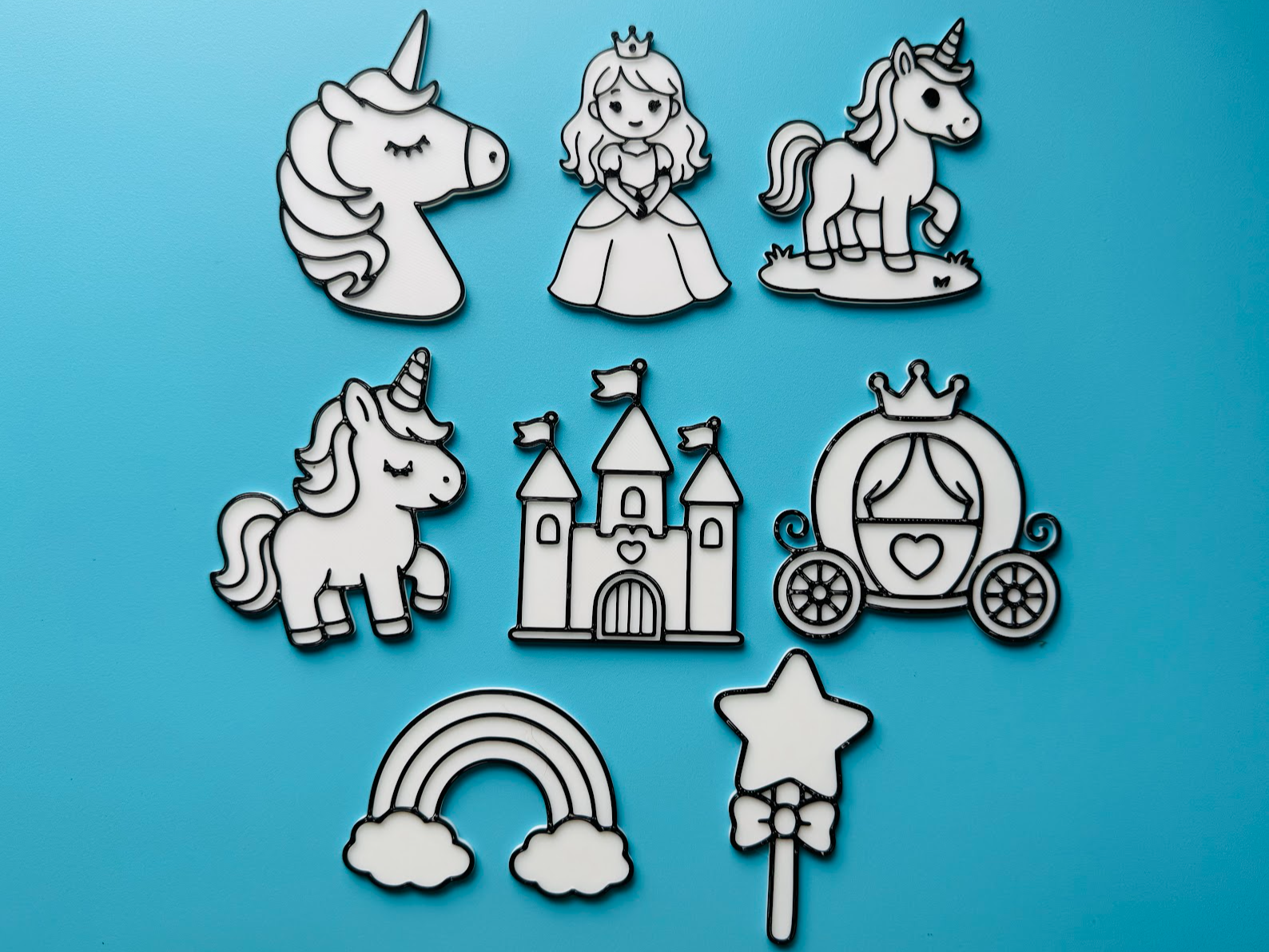pack de manualidades para colorear princess - 1