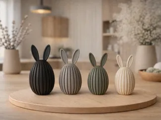 Japandi Easter Egg Ears - Part Classic Modern Deco