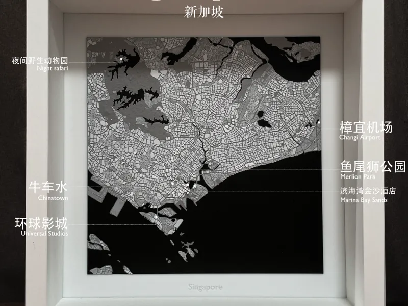 新加坡城市肌理 Singapore Texture 1/125K