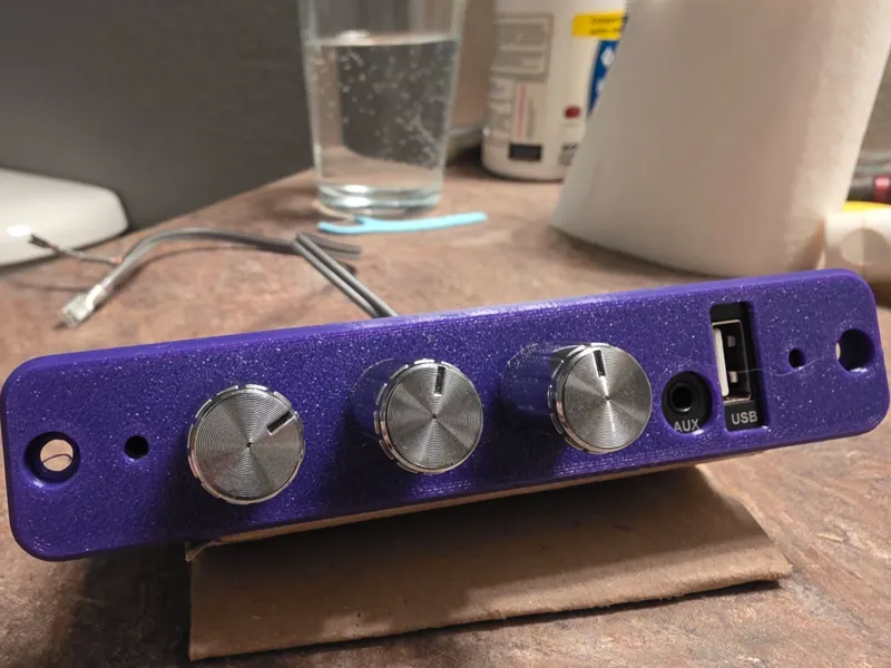 1001u External knobs mounting plate