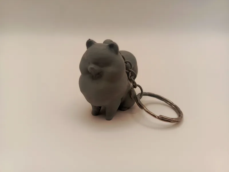 Pomeranian Keychain