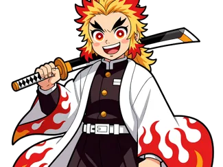 lampe kyojuro rengoku demon slayer