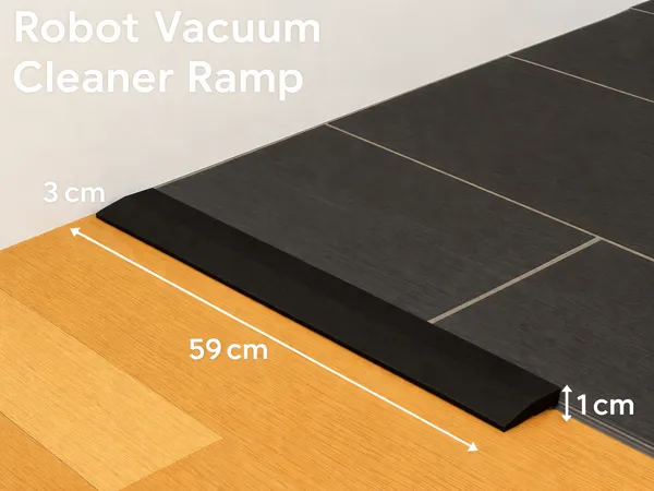 Rampe de seuil de porte pour aspirateur robot