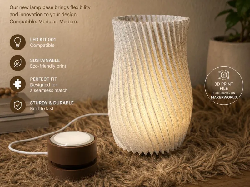 LED Kit 001 Compatible Lamp Base –Modular Upgrade 