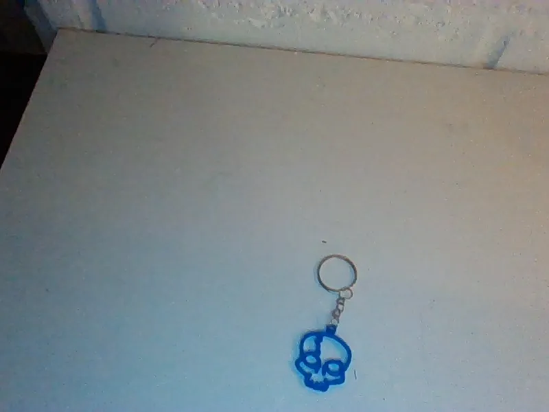 skull keychain