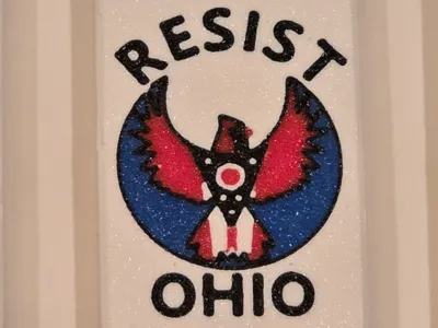 Ohio Resistance Flag ICE Alert Whistle