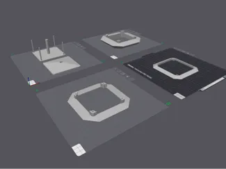 Pagoda for weather monitoring circuit