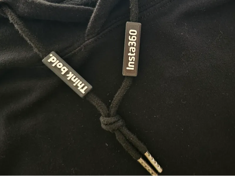 insta360 Think Bold Hoodie Drawstrings Beads