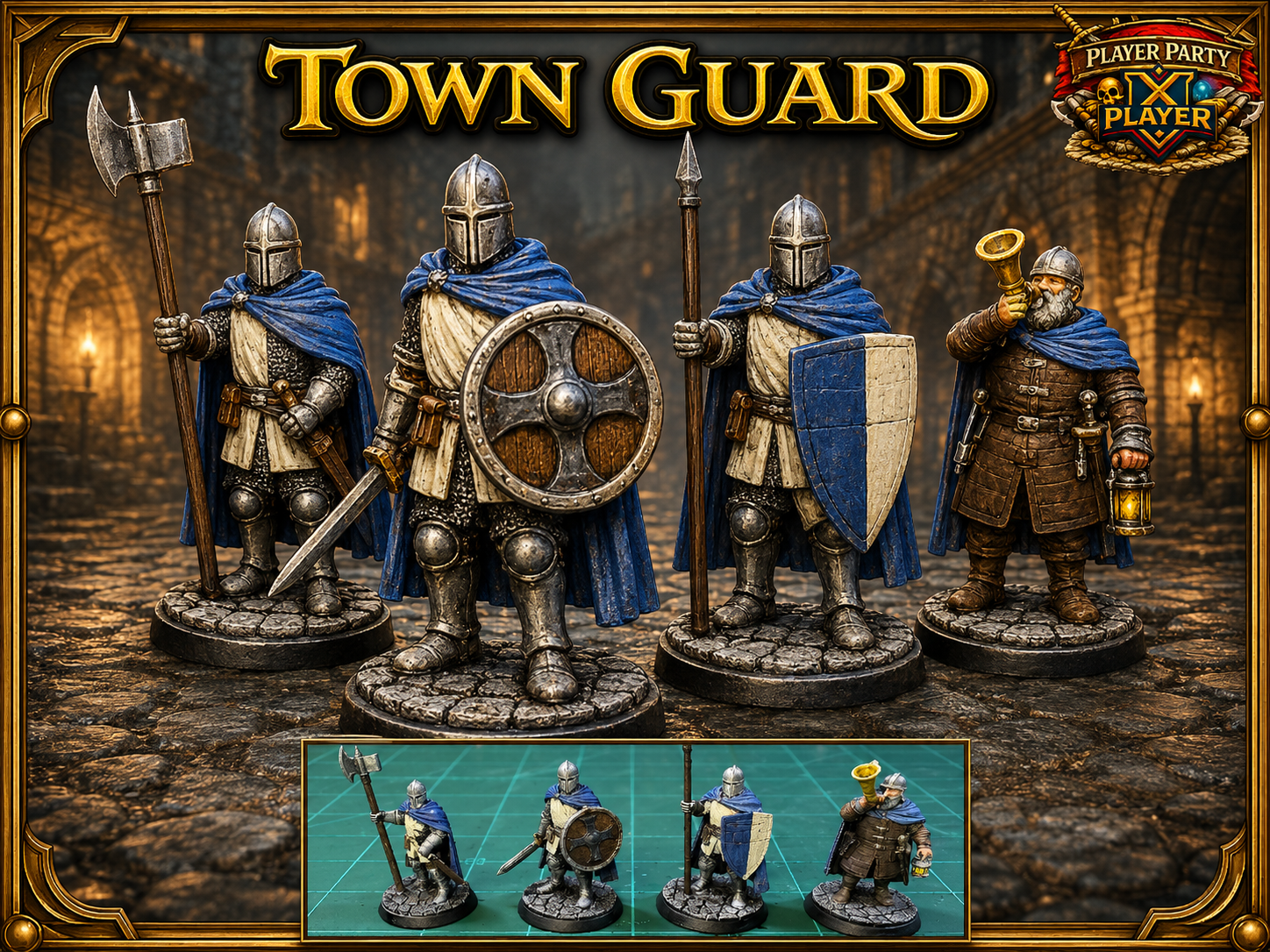 Town Guard Party: DnD, D&D, Pathfinder, Mini